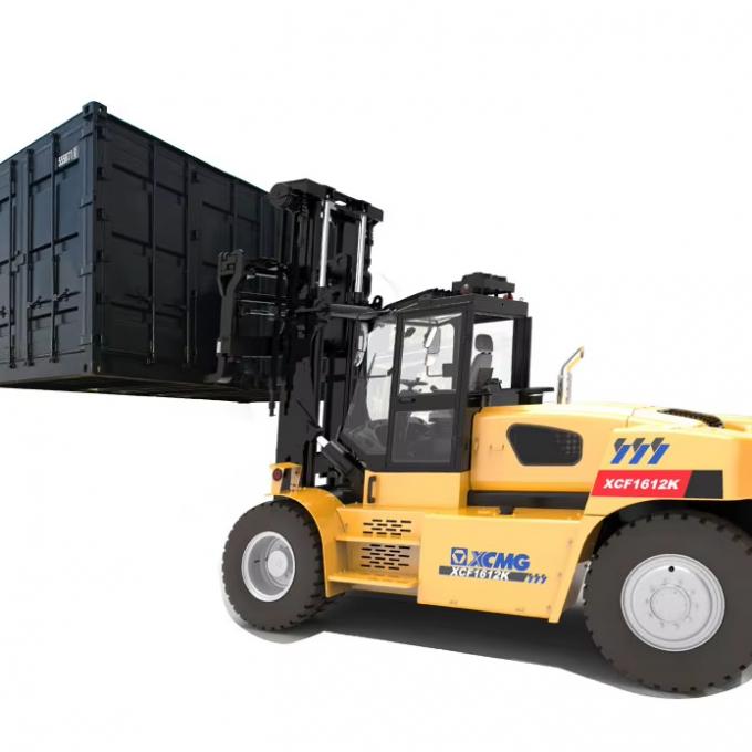 XDEM XCF1612K รถยกฟอร์คลิฟต์ดีเซลสำหรับงานหนัก 16 ตัน รถยกสมดุลสำหรับท่าเรือ 0