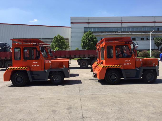 รถแทรกเตอร์ XDEM 35KN สำหรับ QYCD35-WXH HELI รถลากจูงสำหรับลากเครื่องบิน 2