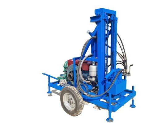 200m 450rpm Portable Hydraulic Water Well Drilling Rig For House Yard