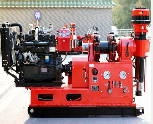 GXY-360 Spindle Rotary Geological Core Drilling Rig Max 500m ความลึก เครื่องเจาะวิศวกรรมไฮดรอลิก เครื่องเจาะสํารวจสําหรับหิน Coring น้ําดี Grouting ทางหลวงอุปกรณ์การสํารวจรถไฟฟ้า