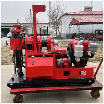 GXY-360 Spindle Rotary Geological Core Drilling Rig Max 500m ความลึก เครื่องเจาะวิศวกรรมไฮดรอลิก เครื่องเจาะสํารวจสําหรับหิน Coring น้ําดี Grouting ทางหลวงอุปกรณ์การสํารวจรถไฟฟ้า