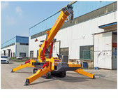 XDEM 8T 5T 3T อุปกรณ์ยกเครนกระบะยาวโทรทัศน์ เครนแมงมุมเคลื่อนที่ ไดเซลและพลังงานไฟฟ้าคู่