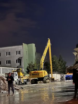 โรงงาน OEM Extension Long Reach Boom Arm 20-50T Excavator Long Boom Caterpillar Komastu Volvo With Rock Hydraulic Break เครื่องขุดถังถังถังถังถังถังถังถัง