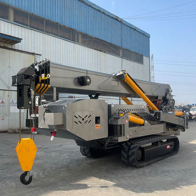 XDEM 10T 12T มินิ ครอลเลอร์ เครนไฮดรอลิก โฮสต์ เทเลสโกปิค ไดเซล สายไฟฟ้า เครนแมงมุม