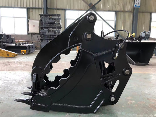 ขายร้อน Excavator ไฮดรอลิกนิ้วมือถัง Excavator Clamp ถังจาก 3 ตันถึง 40 ตัน Digger สําหรับขาย