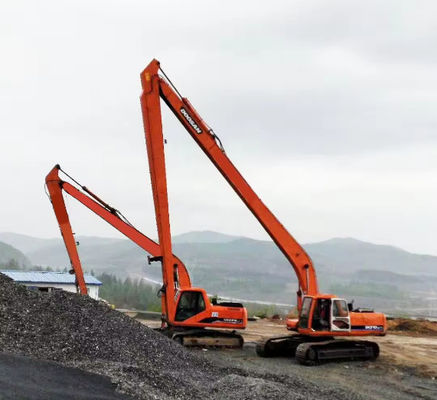 อุปกรณ์ที่กําหนดเอง Excavator Boom ยาวและแขนภาระหนักสําหรับ 320 8M 10M 14M 18M 24M 28M