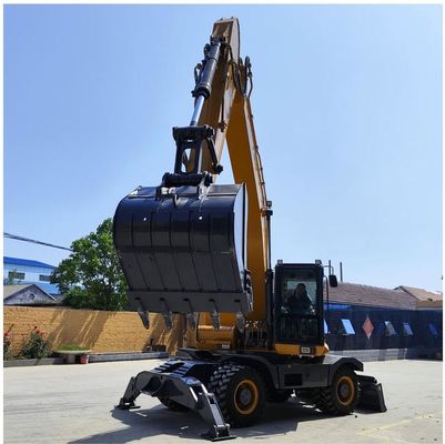 SHANZHONG เครื่องขุดล้อ 21 ตัน SZL215 เครื่องขุดน้ํา