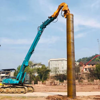 ปรับปรุง 20-60 ตัน Digger Piling Boom ขยาย Boom และแขนด้วยหมักสําหรับเครื่องขุดก่อสร้าง