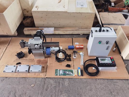 XDEM LTZD50 ปลายแกน Lathe การปั่นอัตโนมัติ การแปรรูปเส้นการผลิต