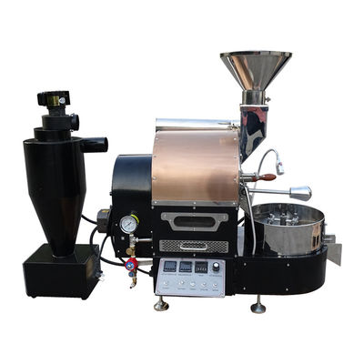 อุตสาหกรรม Lpg ก๊าซ 1 กิโลกรัม 2 กิโลกรัม Cacao Coffee Bean Roasting Toaster เครื่องจักรกลการค้าไฟฟ้า Cacao Roaster ของกาแฟ