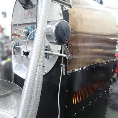 เครื่องปิ้งกาแฟอุตสาหกรรมสําหรับโรงงาน ใช้เครื่องปิ้งกาแฟ 50kg 60kg ด้วยการควบคุม PLC