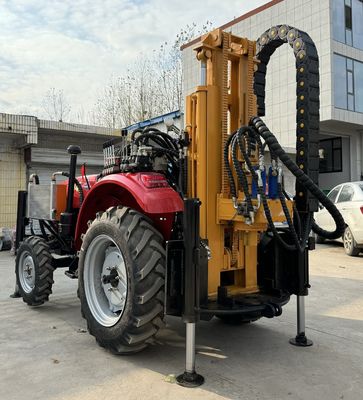 XDEM WL200D 50Hp แทรคเตอร์ติดตั้ง 220m เครื่องเจาะบ่อน้ําด้วยความหลากหลาย