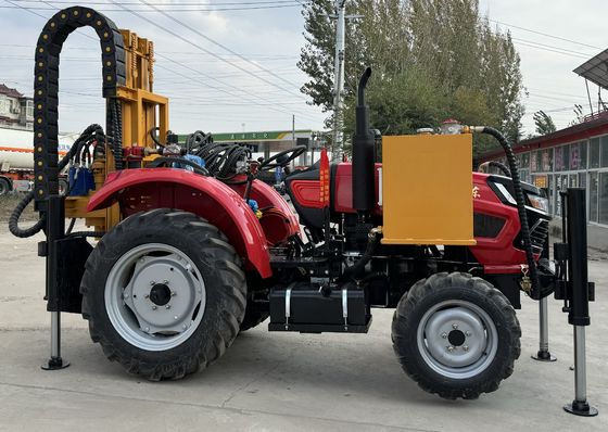 XDEM WL200D 50Hp แทรคเตอร์ติดตั้ง 220m เครื่องเจาะบ่อน้ําด้วยความหลากหลาย