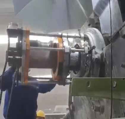 CE Portable Journal Shaft End Lathe สําหรับการบรรทุก 100-300mm 200-400mm โปรแกรมพกพา