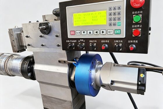 XDEM LTZD50 ปลายแกน Lathe การปั่นอัตโนมัติ การแปรรูปเส้นการผลิต