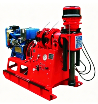 XDEM Chongtan XY-2B Spindle Type Core Drilling Rig 530m Geological Exploration Drilling Machine Max 300mm Borehole Water Well Grouting Micro Pile Drill Rig พร้อมพลังงานดีเซลและไฟฟ้าแบบคู่
