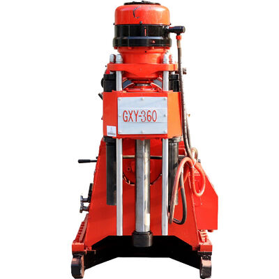 GXY-360 Spindle Rotary Geological Core Drilling Rig Max 500m ความลึก เครื่องเจาะวิศวกรรมไฮดรอลิก เครื่องเจาะสํารวจสําหรับหิน Coring น้ําดี Grouting ทางหลวงอุปกรณ์การสํารวจรถไฟฟ้า