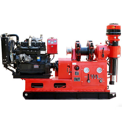 GXY-360 Spindle Rotary Geological Core Drilling Rig Max 500m ความลึก เครื่องเจาะวิศวกรรมไฮดรอลิก เครื่องเจาะสํารวจสําหรับหิน Coring น้ําดี Grouting ทางหลวงอุปกรณ์การสํารวจรถไฟฟ้า