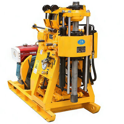 XY-1 ความเร็วสูง ธรณีวิทยา Core Drilling Rig ความลึก 100m Spindle เครื่องเจาะสํารวจหมุนสําหรับการเก็บตัวอย่างดิน น้ําบ่อน้ํา Grouting Blasting Hole Drilling อุปกรณ์