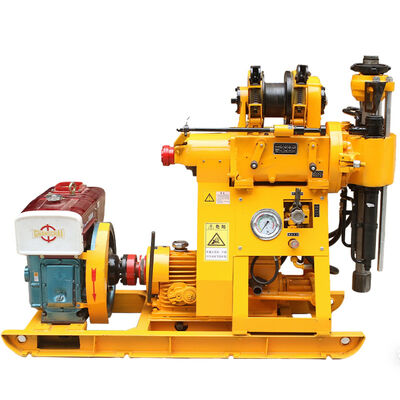 XY-1 ความเร็วสูง ธรณีวิทยา Core Drilling Rig ความลึก 100m Spindle เครื่องเจาะสํารวจหมุนสําหรับการเก็บตัวอย่างดิน น้ําบ่อน้ํา Grouting Blasting Hole Drilling อุปกรณ์