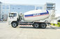 CE 6x4 Drive 6m3 Mini Cement Truck เครื่องจักรก่อสร้างถนน