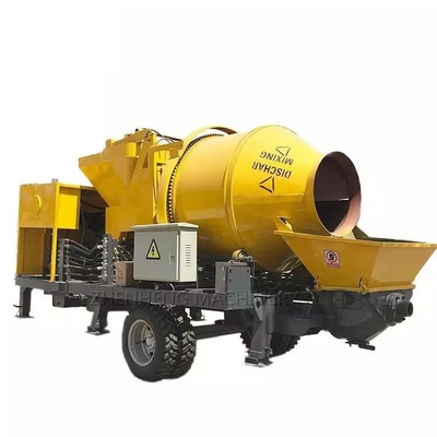 เครื่องผสมคอนกรีตและเครื่องสูบน้ำ สายการผลิตคอนกรีตเคลื่อนที่ JBS40