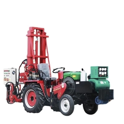 JZF-C เครื่องเจาะบ่อน้ำแบบติดตั้งบนรถแทรกเตอร์แท่นขุดเจาะแบบเดินหน้าและถอยหลัง