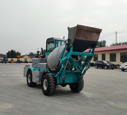 รถบรรทุกคอนกรีตที่บรรทุกตัวเอง เครื่องผสมโมโต้ XDEM 2.4m3 6000 kg