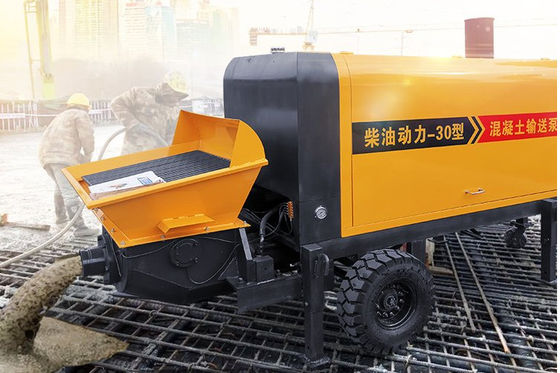 37KW XDEM ปั๊มส่งคอนกรีต 15Mpa ปั๊มลาก 30 เมตรคิวบิก
