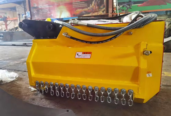 24' มินิ Excavator Flail Mower การติดตั้งมีดมาตรฐานสําหรับเครื่องขุด 1.5-2 ตัน