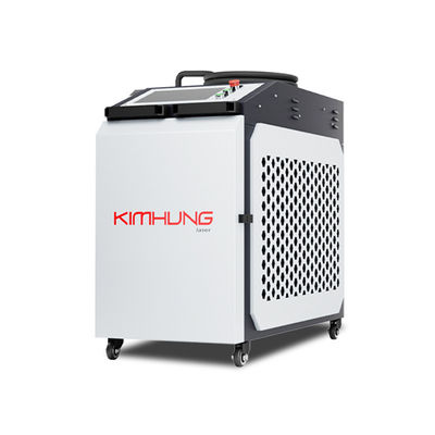 เครื่องทําความสะอาดเลเซอร์ความเร็วสูง 1500W 2000W การทําความเย็นด้วยอากาศ วัสดุไร้สแตนเลส