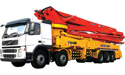 94m / H 279kw รถบรรทุกติดปั๊มคอนกรีตเครื่องจักรก่อสร้างถนน