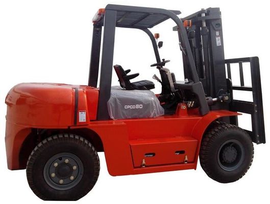 YTO 88.2kw 8ton เครื่องจักรโลจิสติกส์รถยกขับเคลื่อนด้วยดีเซล