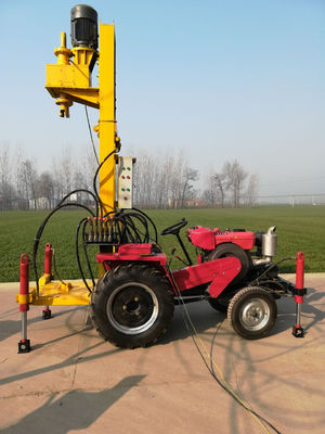 รถแทรกเตอร์ 36Hp ติดตั้งเครื่องเจาะหลุม 150 เมตรพร้อมเครื่องยนต์ดีเซล