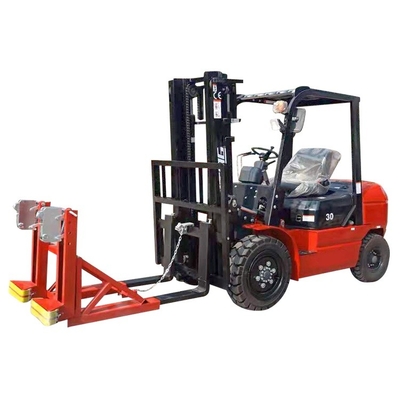 ISO Double Drum 280kg 450kg Forklift Attachment สำหรับ Mitsubishi