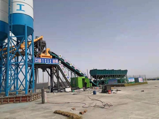 XDEM HZS60 โรงงานผสมคอนกรีตมือถือ 60 ลูกบาศก์เมตรต่อชั่วโมง